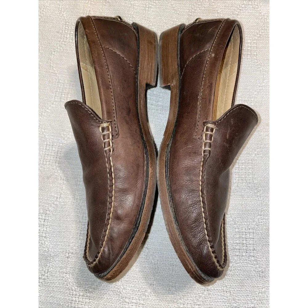 Frye Men’s Casual Loafer Size 9.5 M Brown Leather Comfort Relaxed Going Out